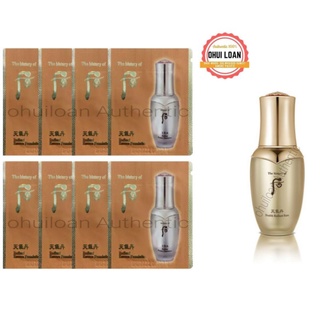 Kem nền che khuyết điểm chiếc xuất vàng 24k whoo radiant Essence Foundation 1ml