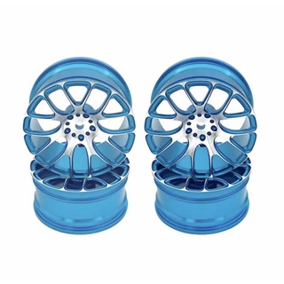 Bộ 4 bánh xe kim loại  cho hsp onroad 94123,MN99 D90 MN86 MN86ks