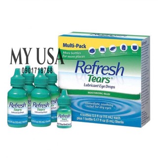 Nước Mắt Nhân Tạo ❤Nước Nhỏ Mắt Nhân Tạo Refresh Tear - Mỹ