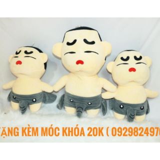 Gấu nhồi bông, shin nhồi bông, cu shin nhồi bông.