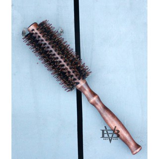 Lược Tròn Toni &amp; Guy Tạo Phồng Kiểu Tóc - Lược Cán gỗ cao cấp