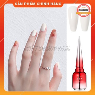Sơn gel AS chính hãng chai đỏ màu trắng Yogurt 15ml
