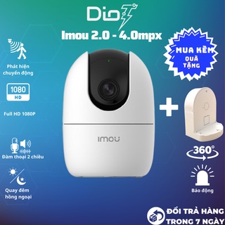 [Mã ELHAMS5 giảm 6% đơn 300K] camera wifi trong nhà imou Ranger2 A22 ,A42 xoay 360 2MP 4MP còi hú báo động