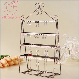 Khung treo bông tai đứng 2 mặt cao cấp 119 lỗ