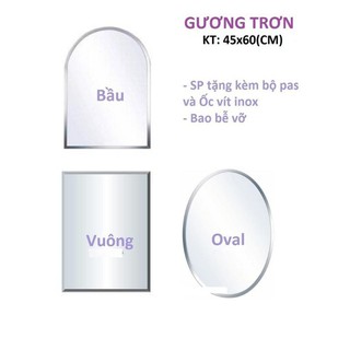 Gương phòng tắm cao cấp (45 x 60)