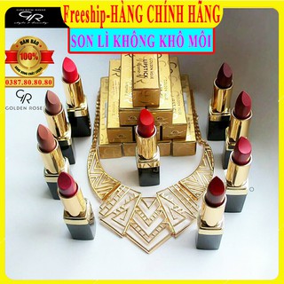[ Freeship - CHÍNH HÃNG ]  Son lì lâu trôi, Son lì không khô môi siêu mềm mịn chuẩn màu quyến rũ Golden Rose Thổ Nhĩ Kỳ