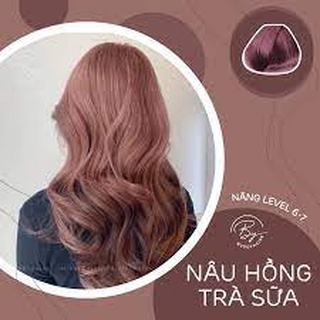 Thuốc nhuộm tóc màu NÂU HỒNG TRÀ