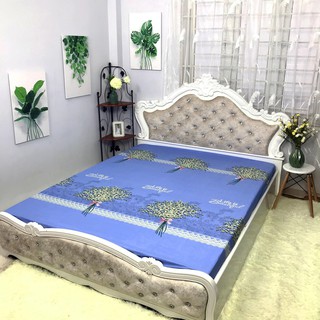 Ga Chống Thấm Hoạ Tiết Cotton _MẪU HOA BABY