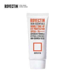 Kem chống nắng vật lý nâng tone ROVECTIN Skin Essentials Double Tone-up UV Protector SPF 50+ PA++++ 50ml