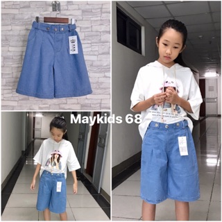 Size 35kg-53kg❤️ Quần Bò Lỡ Ống Rộng-M002-❤️ Chất bò giấy mềm ❤️ phong cách Hàn Quốc, Cam kết đẹp❤️
