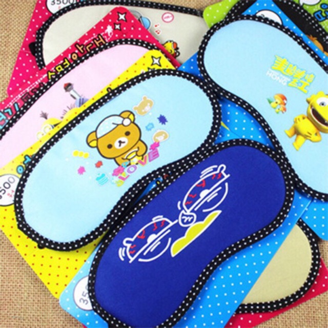 Bịt mắt vải cute