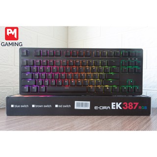 Bàn Phím Cơ E-Dra EK387 RGB TKL Phiên Bản Mới