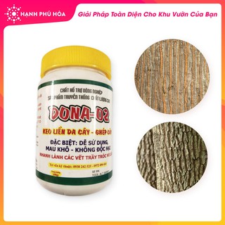 Dona 02- Keo Liền Da Cây Ghép Cây- Dễ Sử Dụng, Mau Khô, Không Độc Hại- Nhanh Lành Các Vết Trầy Tróc Vỏ Cây