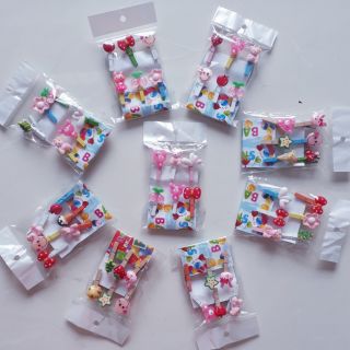 Bộ kẹp hình 6C dễ thương + tặng dây treo