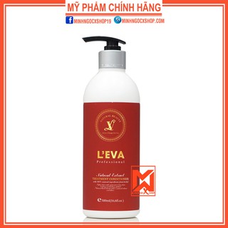 L'EVA dầu xả chống rụng kích mọc tóc LEVA đỏ - LEVA NATURAL TREATMENT 500ml chính hãng