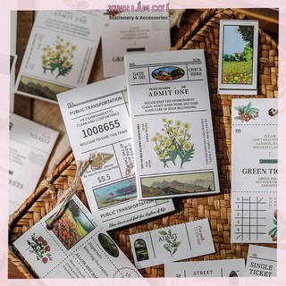 Set 50 Giấy Ghi Chú Kiểu Dáng Retro Xinh Xắn Tiện Dụng [Xinh Lắm Cơ Í]