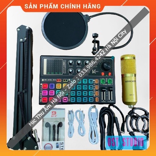 Trọn Bộ Sound Card K300 Mic Thu Âm BM 900 ⚡FREESHIP⚡ Hỗ Trợ Hát Autotune , Livestream , Thu Âm Cực Hay