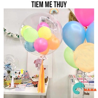 Bóng bo bo trang trí tiệc kèm bóng nhũ