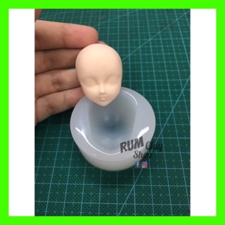 [R68] Khuôn Silicone Mặt Doll.