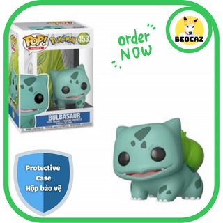 [Full BoxTặng Hộp Bảo Vệ] Mô hình Funko Anime dễ thương Bulbasaur Pokemon No.453 bền màu an toàn quà tặng
