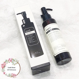 Dầu Tẩy Trang Kiểm Soát Bã Nhờn, Cung Cấp Dưỡng Chất Cho Da Klairs Gentle Black Deep Cleansing Oil 150ml