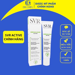 Kem dưỡng svr SEBIACLEAR [CHÍNH HÃNG] Kem làm giảm mụn và giúp loại bỏ dầu SVR SEBIACLEAR Active 40ml