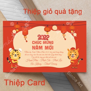 [SANG TRỌNG - THIỆP CARD] Combo 9 Tem, Thiệp chúc tết, chúc mừng năm mới 2022 (MUA NHIỀU GIÁ TỐT) IN THEO YÊU CẦU