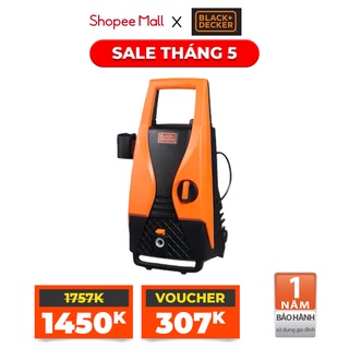 Máy phun xịt áp lực Black &amp; Decker PW1450TD-B1  |1400W, 150bar | Chính hãng