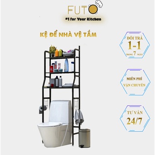 Kệ Để Sau Nhà Vệ Sinh 3 Tầng Bằng Sắt Sơn Tĩnh Điện siêu bền đẹp.