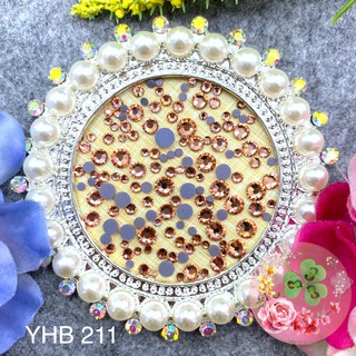 Mã YHB 211. Đá YHB "Apricot" đính trang trí móng siêu lấp lánh. Hàng chuẩn loại A.