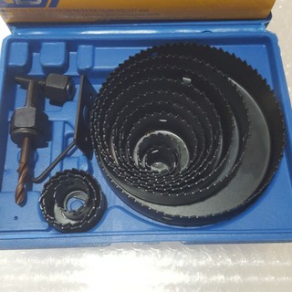 Bộ khoét lỗ gỗ thạch cao LS 16 chi tiết