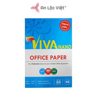 Giấy A4 Nano 68 gsm (1 ram = 500 tờ)