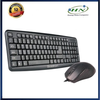 Bộ bàn phím và chuột văn phòng Bosston D5200 có dây