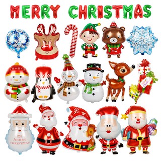 Bong Bóng Trang Trí Giáng Sinh Noel Christmas Size To