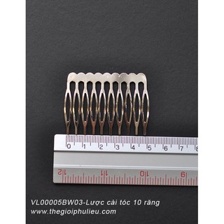 VL00005BW03-Lược cài tóc 10 răng