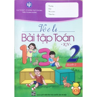 Sách - Vở ô li bài tập Toán 2 - Quyển 2 KN (QL25)