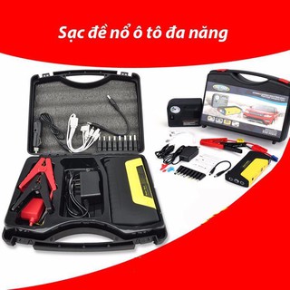 Bộ kích đề nổ kèm bơm lốp đa năng cao cấp cho xe hơi