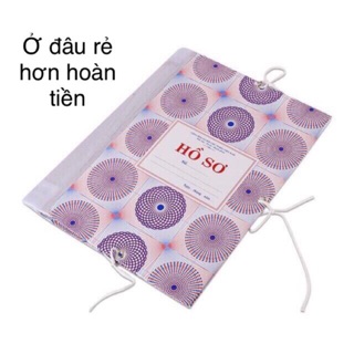 Cặp hồ sơ 3 dây giấy gáy vải (HÀNG DÀY ĐẸP LOẠI 1)