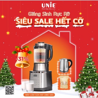 [HCM] Máy làm sữa hạt Unie V8S – Xay nấu sữa hạt siêu mịn thơm ngon bảo hành 24 tháng tại trung tâm của hãng.