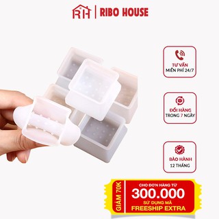Bọc chân bàn ghế RIBO HOUSE silicon chống trượt không gây tiếng ồn chống xước nền nhà RIBO66