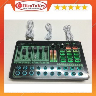 Bộ sound card h9 hát livestream dòng có autu-tune Chuyên Dùng Livestream Bigo,Tiktok, Facebook bản mới 2022