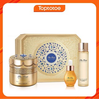 Bộ dưỡng Tái Sinh Da Tăng Cường Độ Đàn Hồi Vùng Mắt OHUI The First Geniture Eye Cream Special Set 105ml