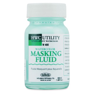 Keo chặn màu Holbein Masking Ink (dạng hũ và dạng bút)