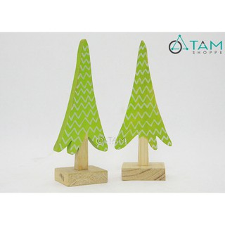 Cây thông Noel bằng gỗ nhỏ xinh để bàn Số 03