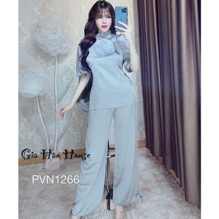 Áo lam đi chùa xinh xắn