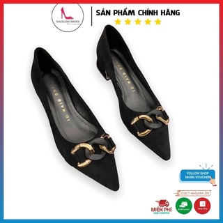 Giày Búp Bê Nữ Mũi Nhọn, giày cao gót 3 cm chất liệu da lộn cao cấp, kiểu dáng trẻ trung,thoải mái- DA722 <HOT SUMMER>
