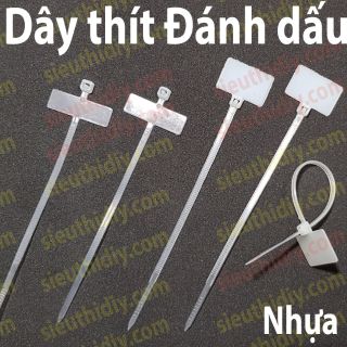 Dây rút, dây thít nhựa nhiều màu dùng đánh dấu