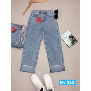 [ AHIHI HOT QUÁ ĐI MẤT!! ] QUẦN JEAN ỐNG RỘNG NỮ CAO CẤP HADI LƯNG SIÊU CAO XẮN GẤU CỰC DÀI CỰC HOT-NT12358