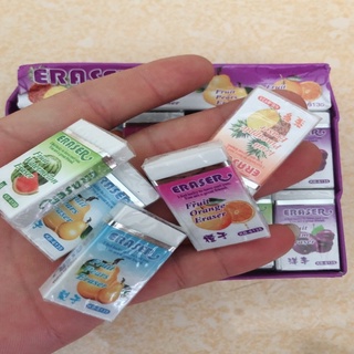 (combo 15-30 chiếc) Tẩy bút chì, tẩy bút chì hoa quả cực thơm