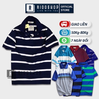 Áo thun nam có cổ trung niên RTH004 áo phông nam polo cho người lớn tuổi form rộng đẹp